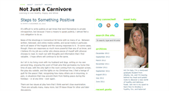 Desktop Screenshot of notjustacarnivore.com